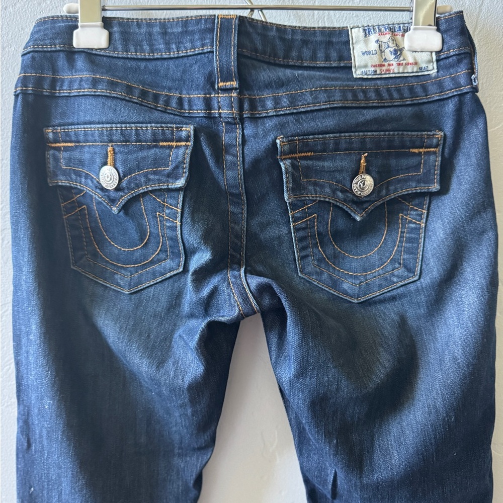 True Religion Blue Skinny Jeans with Stretch